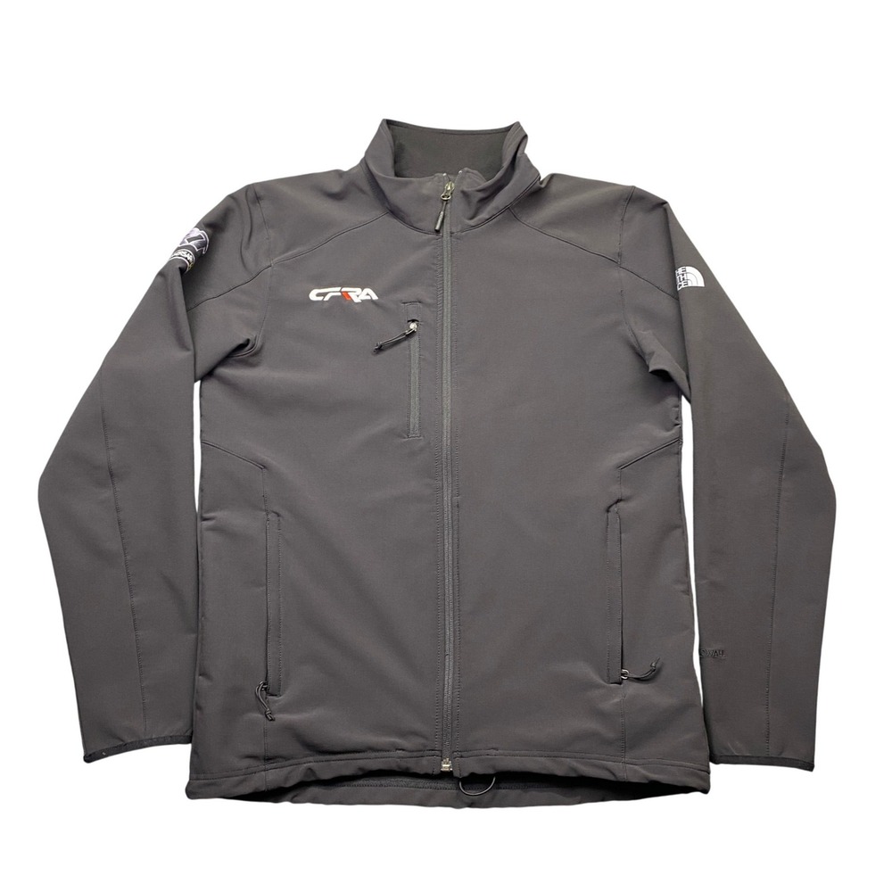 The North Face Mens Tech WindWall Softshell Jacket Black Full Zip Sz M NF0A3LGV